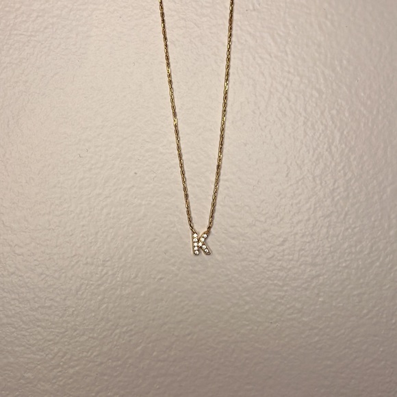 Don’t wear jewelry anymore. Yellow gold letter “K”. - Picture 3 of 3